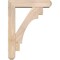 Ekena Millwork Merced Craftsman Smooth Bracket w/ Offset Brace, Douglas Fir, 5 1/2"W x 22"D x 30"H BKT0604X22X30MRC04SDF - alternate 2